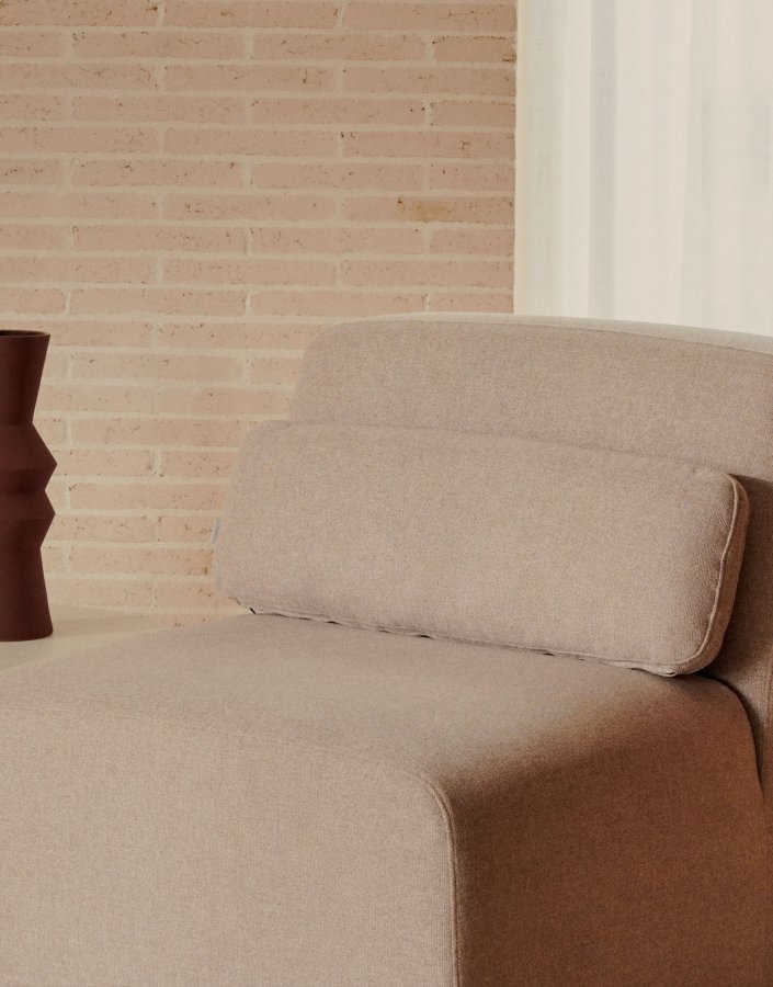 KAVE HOME Neom pude - beige stof (24x72)