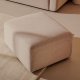 KAVE HOME Neom fodsttte modul - beige stof (75x64)