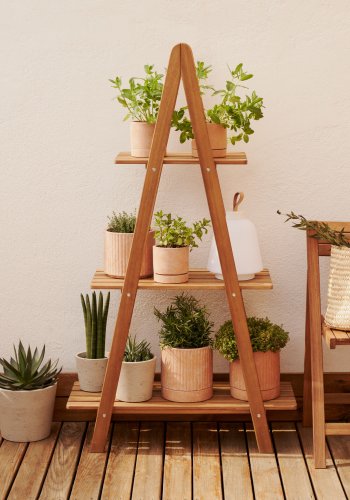 KAVE HOME Victora udendrs reol - natur akacietr