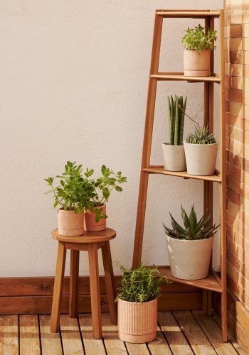 KAVE HOME Victora udendrs reol - natur akacietr