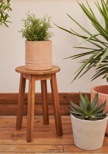 KAVE HOME Amel udendrs fodskammel - natur akacietr