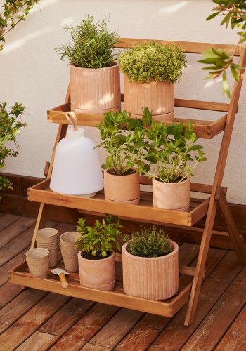 KAVE HOME Victora udendrs reol - natur akacietr