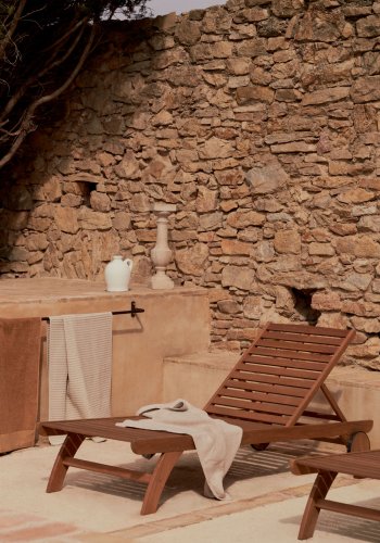 KAVE HOME Beila liggestol - natur eukalyptustr