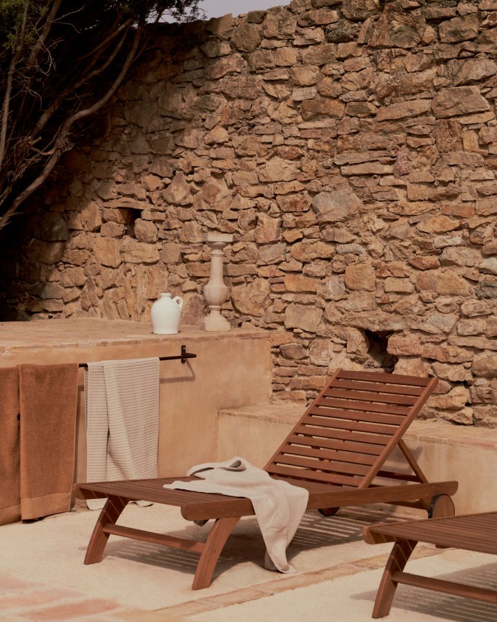 KAVE HOME Beila liggestol - natur eukalyptustr