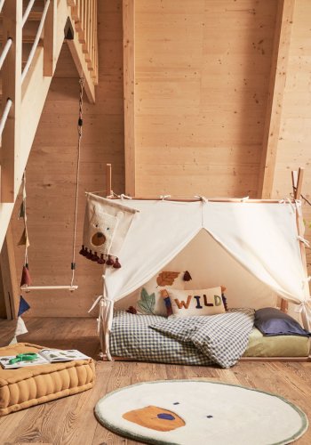 KAVE HOME Maralis tipi seng - natur ask (90x190)