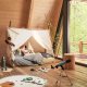 KAVE HOME Maralis tipi seng - natur ask (90x190)