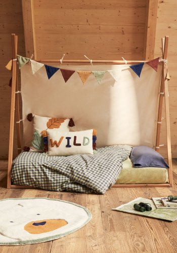 KAVE HOME Maralis tipi seng - natur ask (90x190)