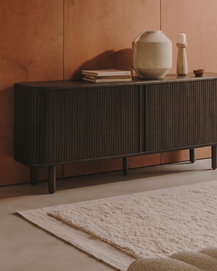  KAVE HOME Marely hvidt uldtppe 200 x 300 cm