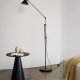 KAVE HOME Odine gulvlampe - sort metal