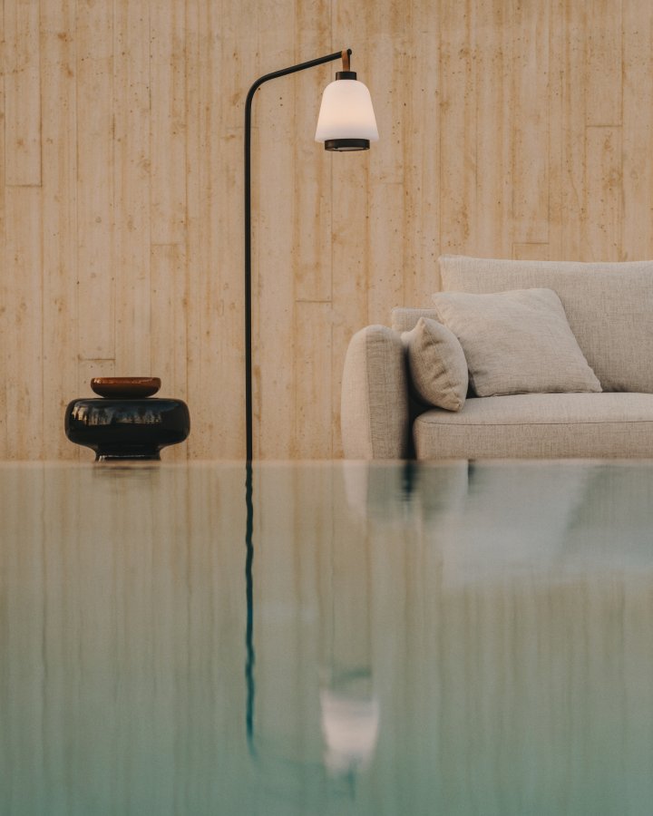 KAVE HOME Sorells pude i beige 60 x 60 cm