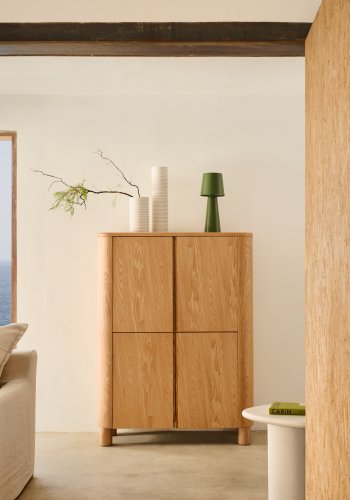 KAVE HOME Salaya hj sknk i ask krydsfiner, 100 x 134 cm