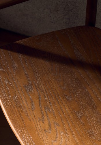 KAVE HOME Fondes stol i massivt egetr med valnddefinish FSC Mix Credit