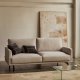 KAVE HOME Galene 3 pers. sofa - beige genbrugsfibre og jern