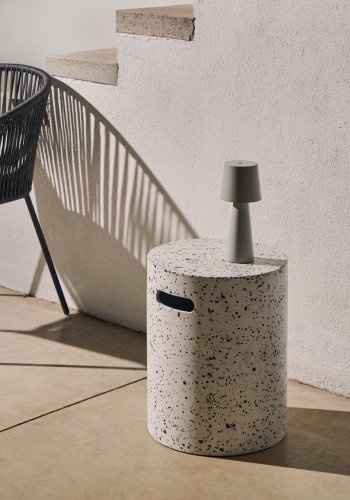 KAVE HOME Jenell havebord - hvid terrazzo (35)