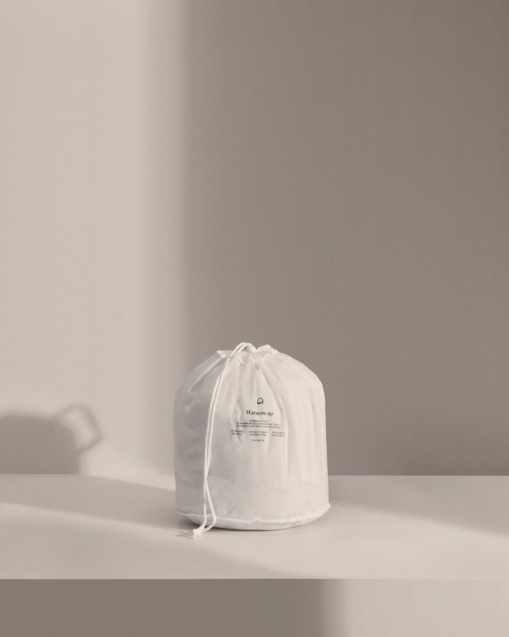 KAVE HOME Mistral dyne - hvid stof (220x200)