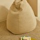KAVE HOME Vicka puf i beige bouclé, 70 cm