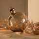 KAVE HOME Piril julekugle af brunt genbrugsglas, 25 cm