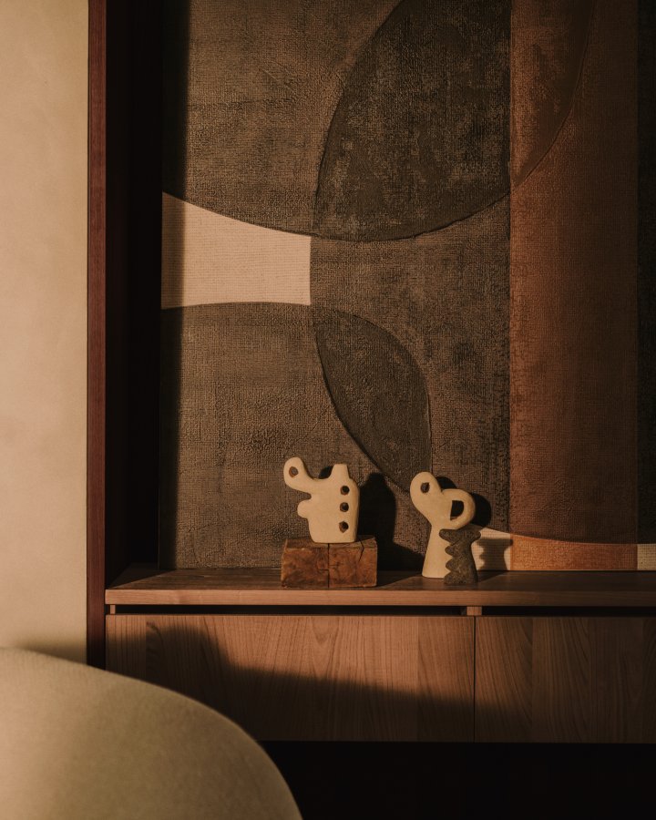 KAVE HOME Arif skulptur - beige sten (H:20cm)