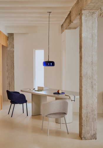 KAVE HOME Nealy bord i lakeret MDF i ecru finish, 200 x 100 cm