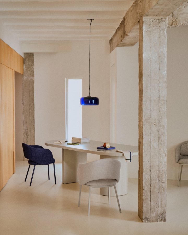 KAVE HOME Nealy bord i lakeret MDF i ecru finish, 200 x 100 cm