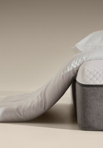 KAVE HOME Atra rullemadras - 70% dun og 30% fjer (til 150/160cm seng)