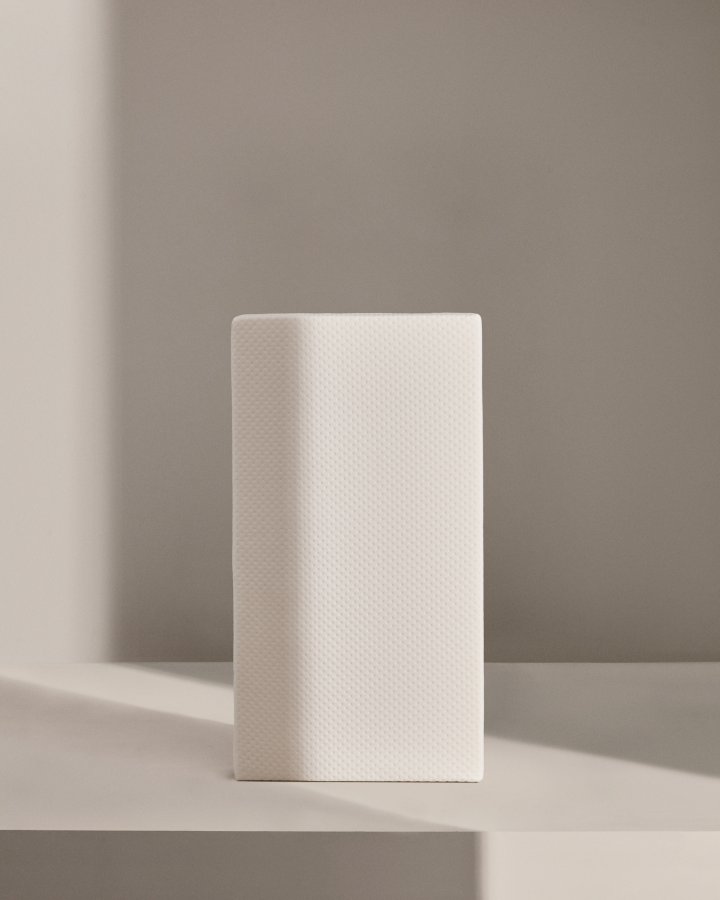 KAVE HOME Valery Adaptive skummadras - hvid bomuld (60x120) 