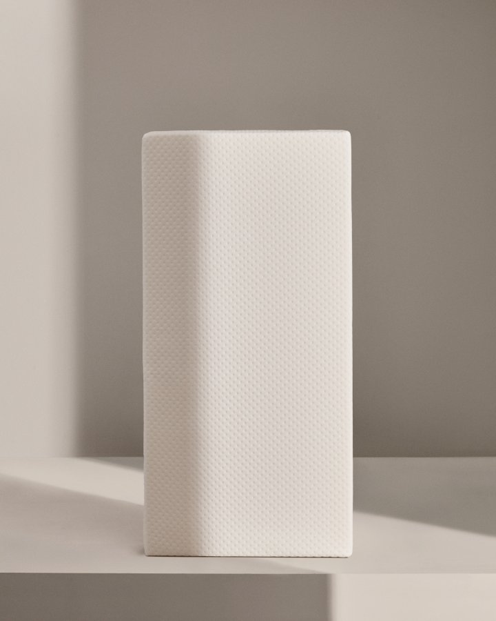 KAVE HOME Valery Adaptive Foam madras, til Maralis tipi brneseng - hvid stof (90x190)