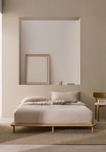 KAVE HOME Anielle sengeramme - natur asketr (160x200)