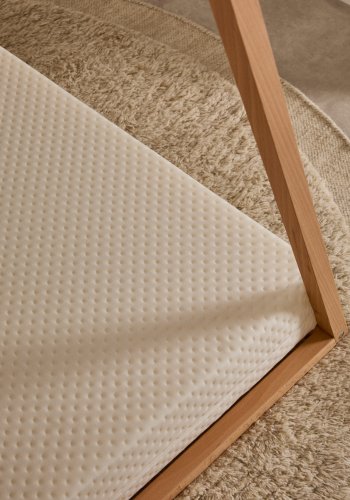 KAVE HOME Valery Adaptive Foam madras, til Maralis tipi brneseng - hvid stof (90x190)