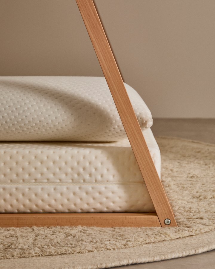 KAVE HOME Valery Adaptive skummadras - hvid bomuld (60x120) 