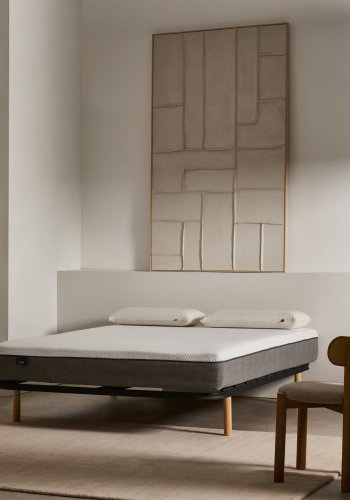 KAVE HOME Talo sengebund uden ben, m. lameller - gr metal (135x190)