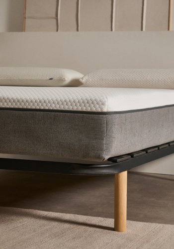 KAVE HOME Talo sengebund uden ben, m. lameller - gr metal (135x190)