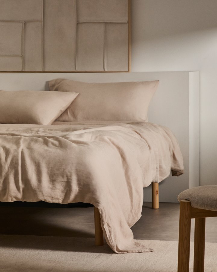 KAVE HOME Talo sengebund uden ben, m. lameller - gr metal (135x190)