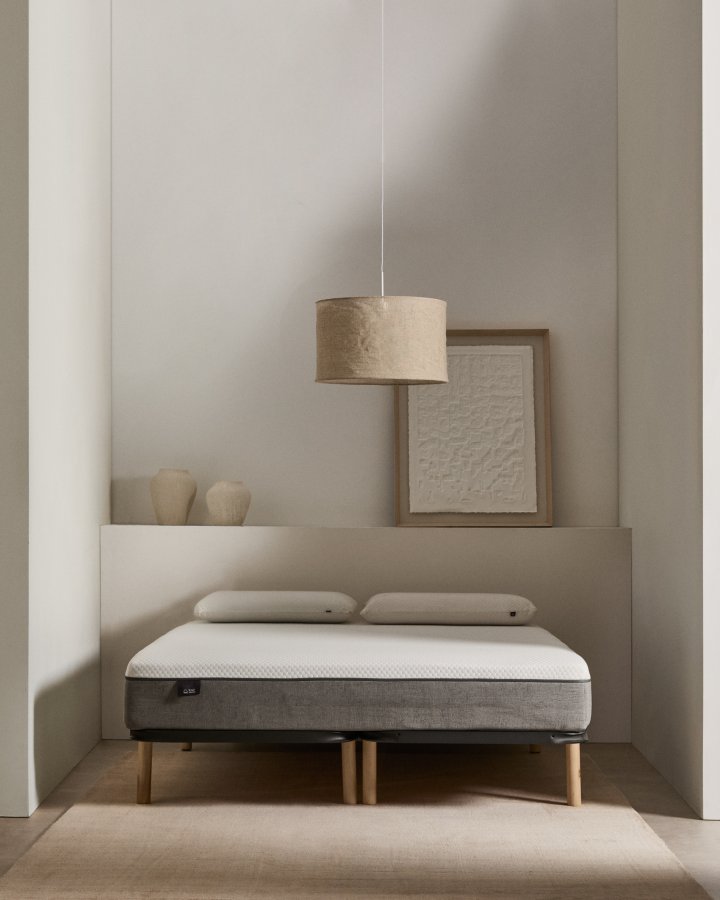 KAVE HOME Talo sengebund uden ben, m. lameller - gr metal (160x200)