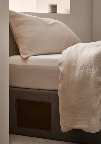 KAVE HOME Matters foldesofa, m. opbevaring - sort stof (til en 90x190 cm madras)