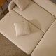 KAVE HOME Laira 3 pers. sovesofa, m. hjre chaiselong - ecru chenille stof (246cm)