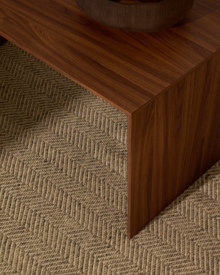 KAVE HOME Litto sofabord i valndfiner med naturlig farvefinish, 90 x 45 cm