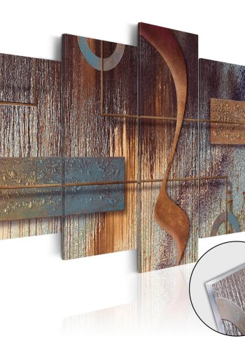 ARTGEIST Rainbow Map billede - multifarvet print p akrylglas (80x120)