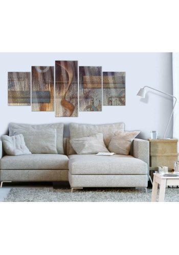 ARTGEIST Rainbow Map billede - multifarvet print p akrylglas (80x120)