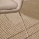 KAVE HOME Zahara beige lnestol og stl i beige finish, 100% FSC