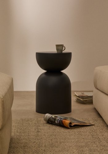 KAVE HOME Sidebord Rachell lavet af metal med grmalet finish 30,5 cm