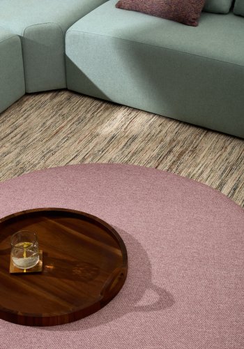 KAVE HOME Kaeli lilla fodsttte med aftageligt betrk Ã˜120cm