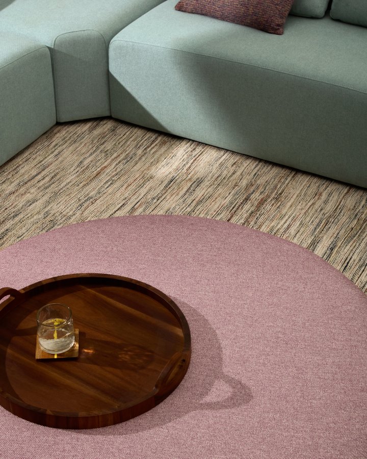 KAVE HOME Kaeli lilla fodsttte med aftageligt betrk Ã˜120cm