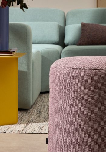 KAVE HOME Kaeli lilla fodsttte med aftageligt betrk Ã˜43cm