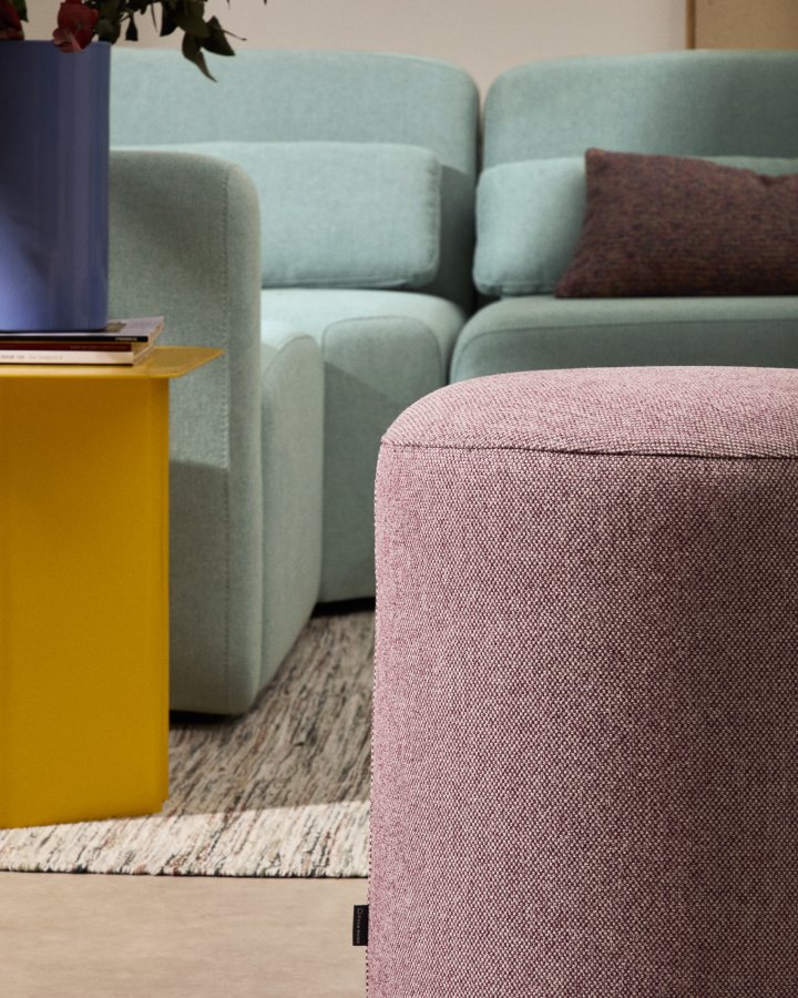 KAVE HOME Kaeli lilla fodsttte med aftageligt betrk Ã˜43cm