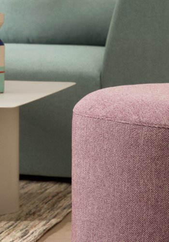 KAVE HOME Kaeli lilla fodsttte med aftageligt betrk Ã˜60cm