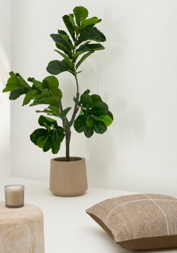 KAVE HOME Ficus kunstig plante - grn polyethylen (H:150)