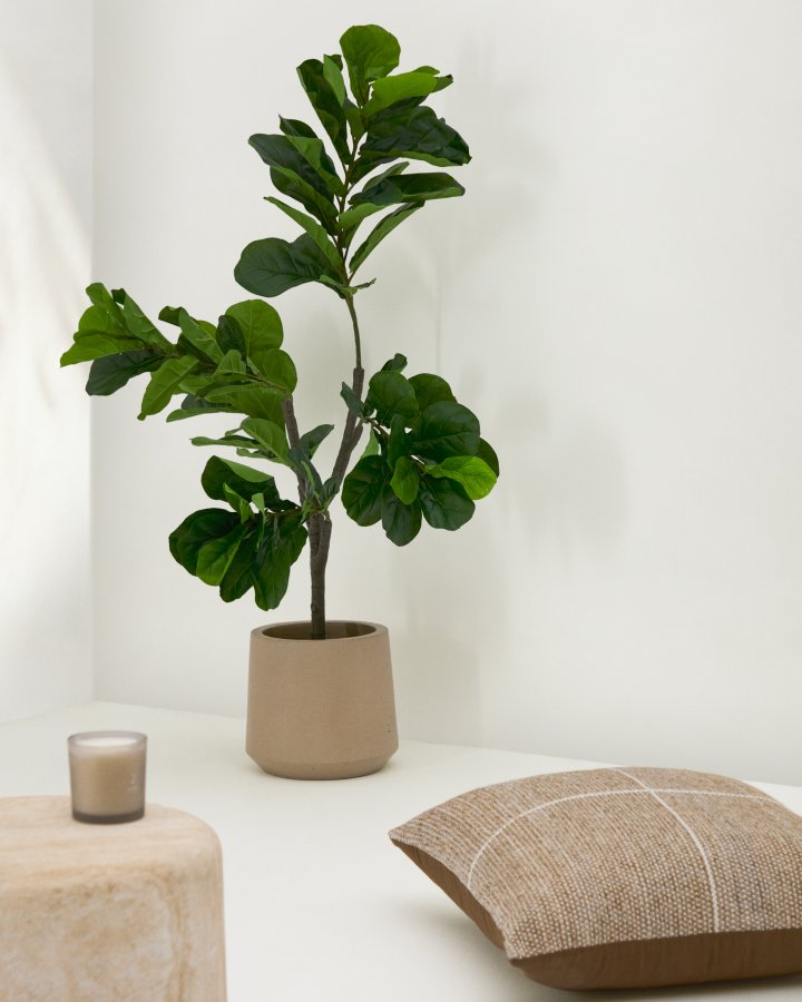 KAVE HOME Ficus kunstig plante - grn polyethylen (H:150)