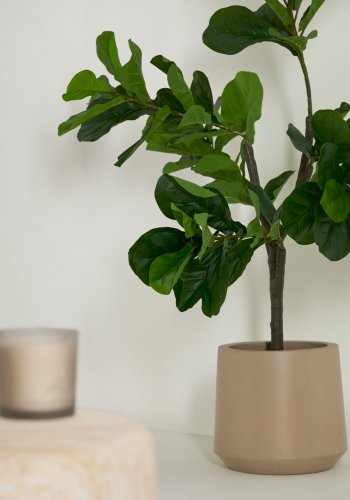 KAVE HOME Ficus kunstig plante - grn polyethylen (H:150)