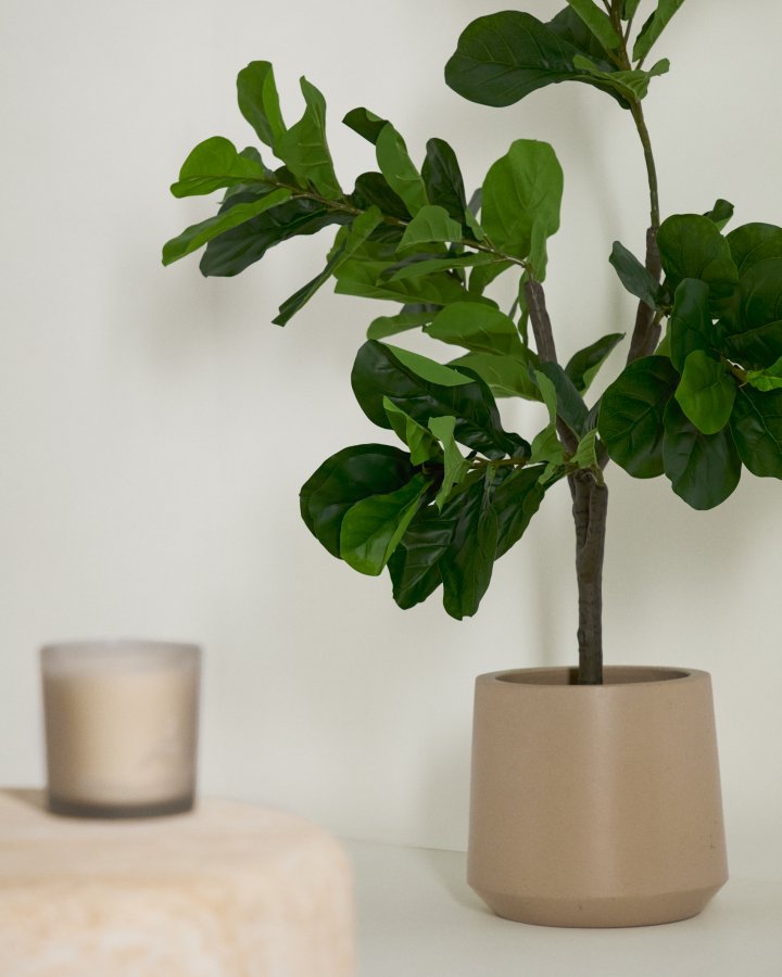 KAVE HOME Ficus kunstig plante - grn polyethylen (H:150)